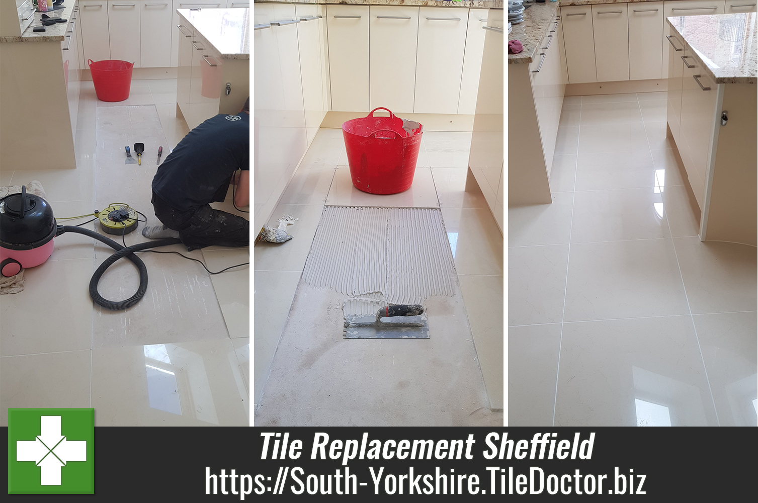 Porcelain Kitchen Tile Replacement Sheffield South Yorkshire