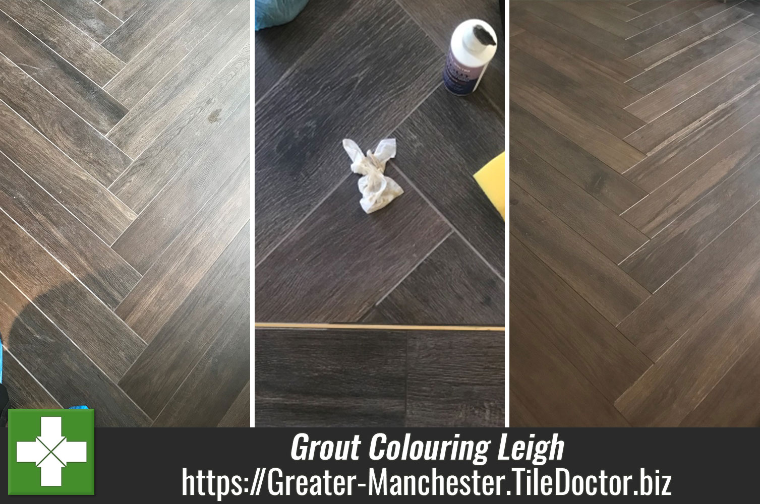 Porcelain Tiled Plank Floor Leigh Grout Colouring