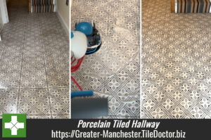 Grey Porcelain Tiled Hallway Floor Renovation Sale